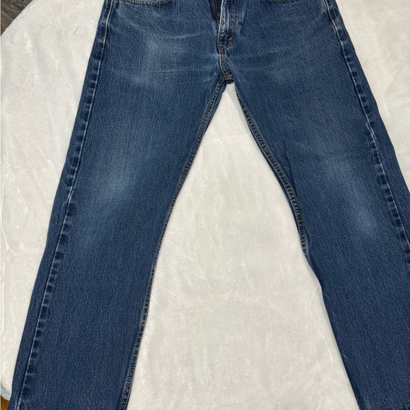 Levi's 505 Classic Blue Straight Jeans Timeless Design 34-30 - Picture 4 of 10